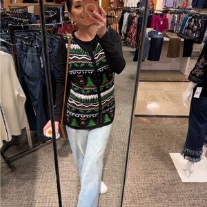 Joseph Black Knit Christmas Sweater